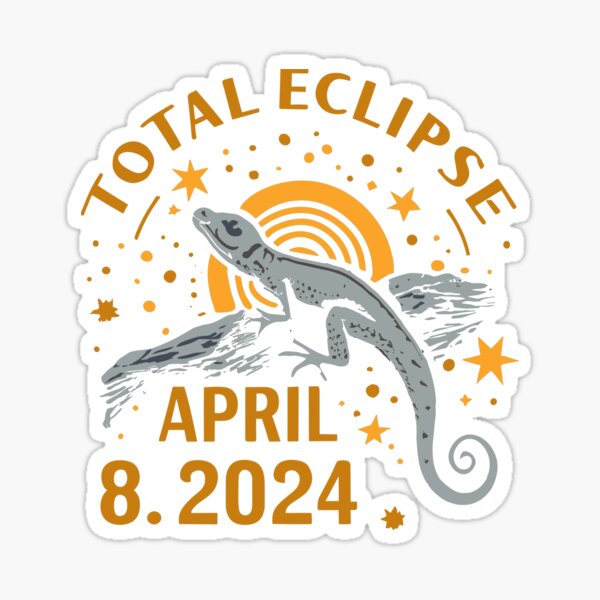 Item preview, April 8 2024 Total Solar Eclipse Funny Grey Lizard Family T-Shirt designed and sold by thespecialtyhub.