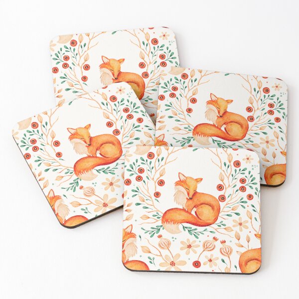 Item preview, Resting fox vibes | Light Background designed and sold by Mimi Y..