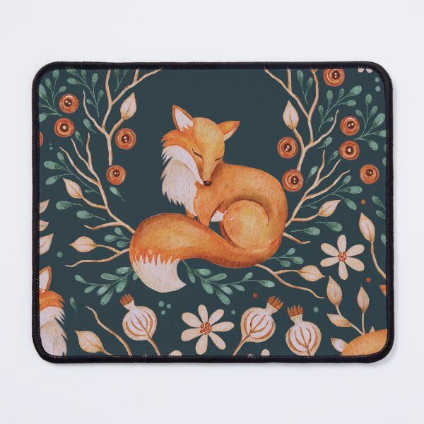 Item preview, Resting Fox vibes | Dark Background designed and sold by Mimi Y..