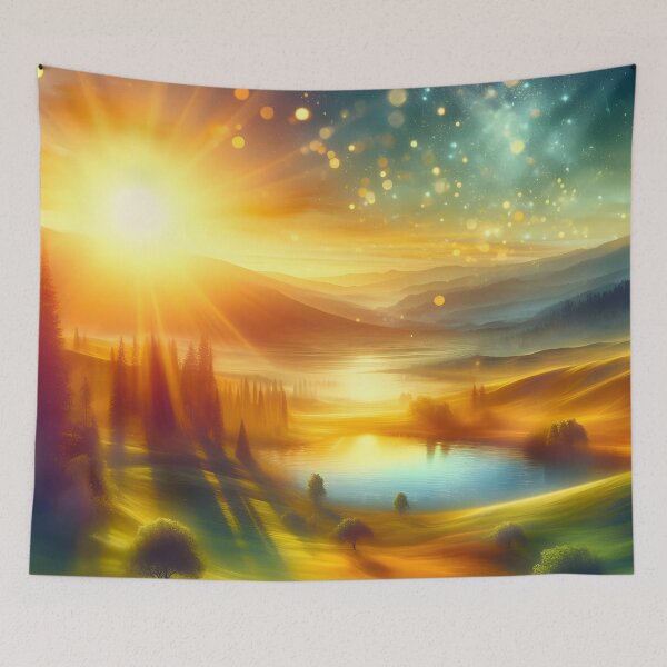 Item preview, Golden Serenity Unveiled designed and sold by AI-Only Creations.