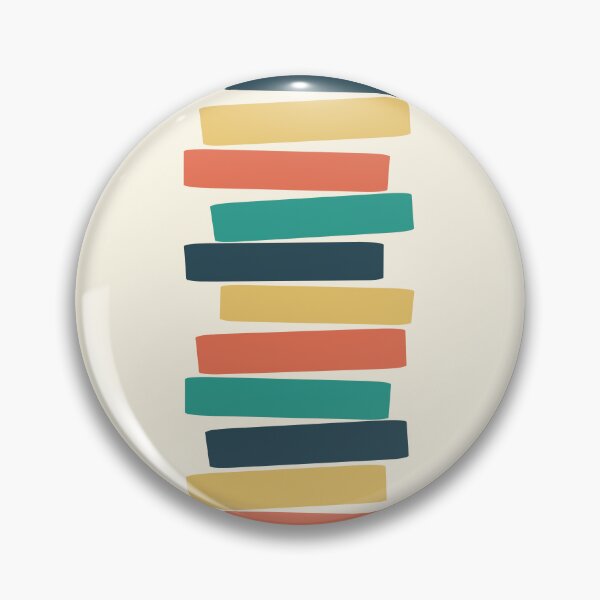 Item preview, Mid Century Modern Atomic Stacked Blocks Cream designed and sold by trdstudio.