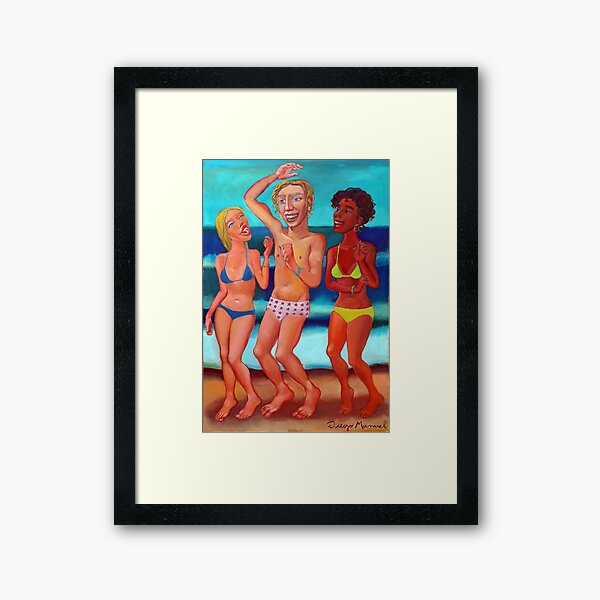 Vista previa del artículo con la obra «Bailando en la playa 10», diseñado y vendido por Diego Manuel Rodriguez.