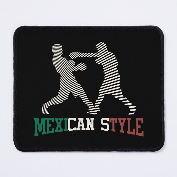 Item preview, Two Boxers Fighting Mexican Style Boxing Mexico Flag Colors designed and sold by alenaz.