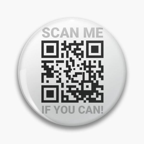 Item preview, Scan Me If You Can QR Code Art designed and sold by Label8Designs.