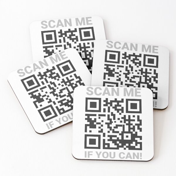 Item preview, Scan Me If You Can QR Code Art designed and sold by Label8Designs.