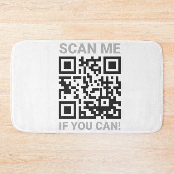 Item preview, Scan Me If You Can QR Code Art designed and sold by Label8Designs.