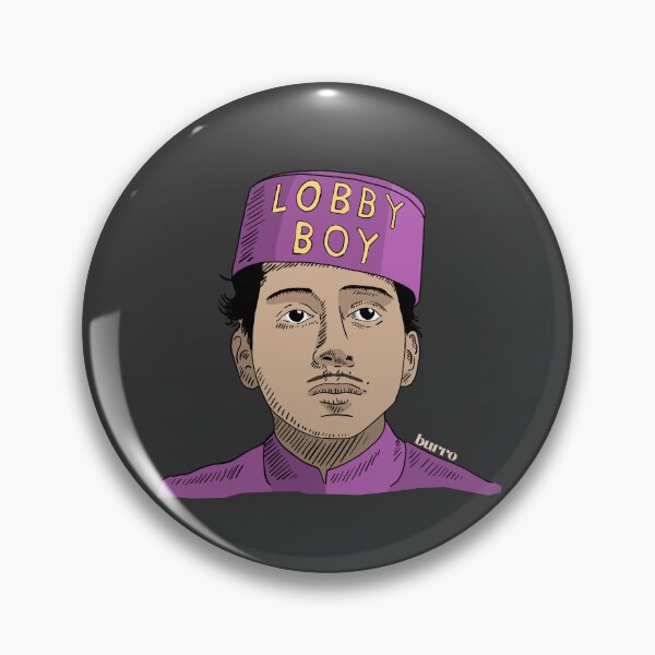 Item preview, Wes Anderson's Lobby Boy Illustration in color! designed and sold by burrotees.