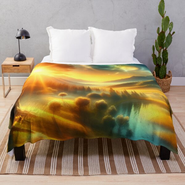 Item preview, Sunlit Tranquility Symphony designed and sold by AI-Only Creations.