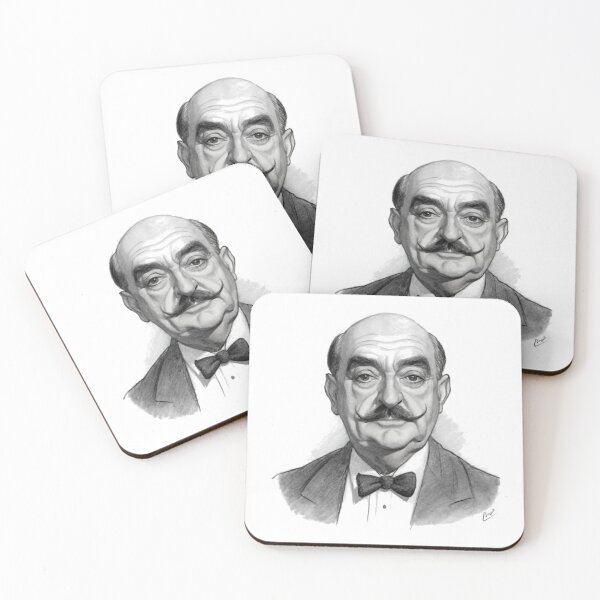 Item preview, Hercule Poirot Caricature designed and sold by BarklesStudio.