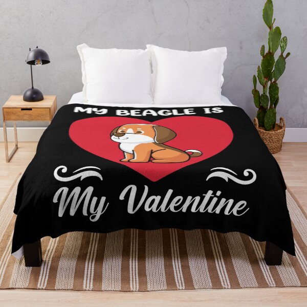 Item preview, My Beagle Is My Valentine - Valentine's Day  designed and sold by Smix Pixels.