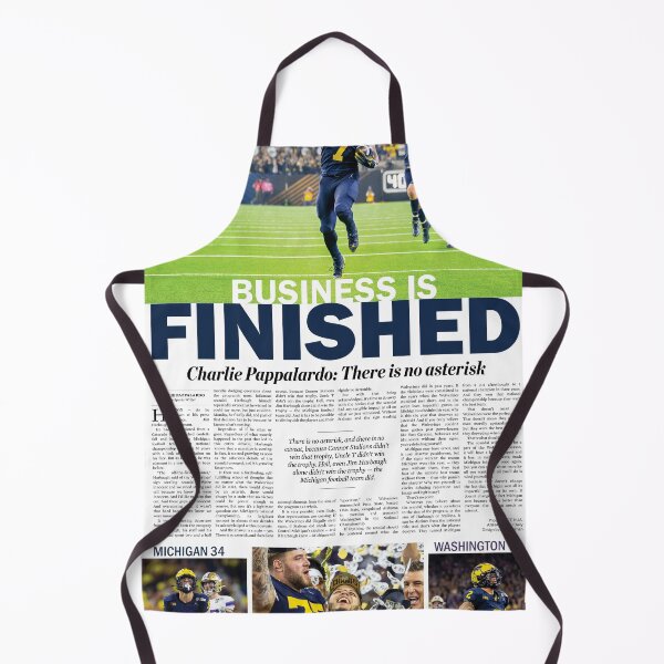 Item preview, The Michigan Daily Back Cover 1/10/24 (Michigan vs. Washington -- National Championship Game) designed and sold by michigan-daily.