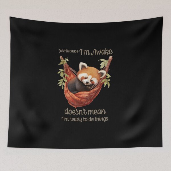 Item preview, Just Because I'm Awake Funny Animals  designed and sold by PavoPlumaA.