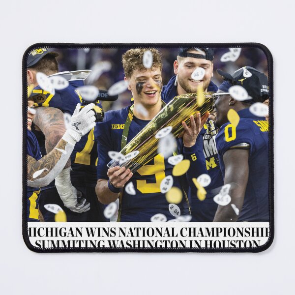 Item preview, The Michigan Daily Front Cover 1/10/24 (Michigan vs. Washington -- National Championship Game) designed and sold by michigan-daily.