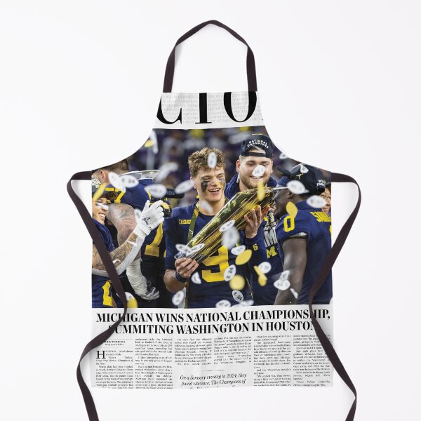Item preview, The Michigan Daily Front Cover 1/10/24 (Michigan vs. Washington -- National Championship Game) designed and sold by michigan-daily.