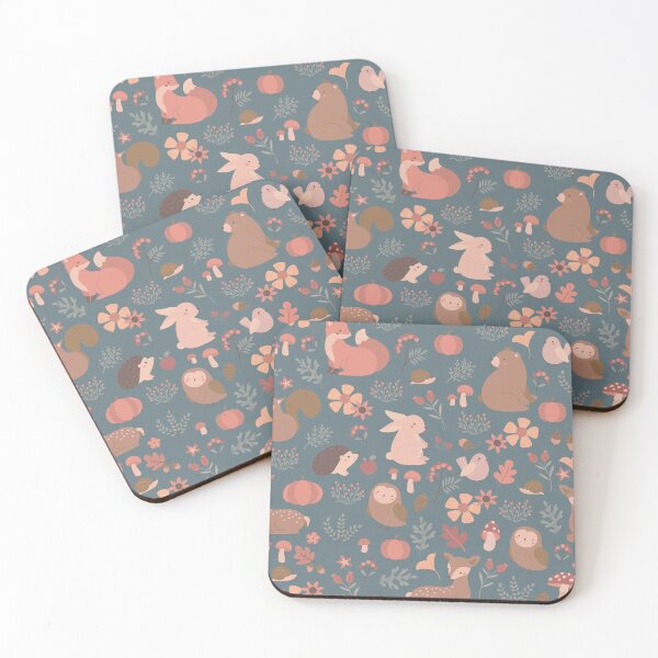 Item preview, Cosy woodland creatures pattern designed and sold by Mimi Y..
