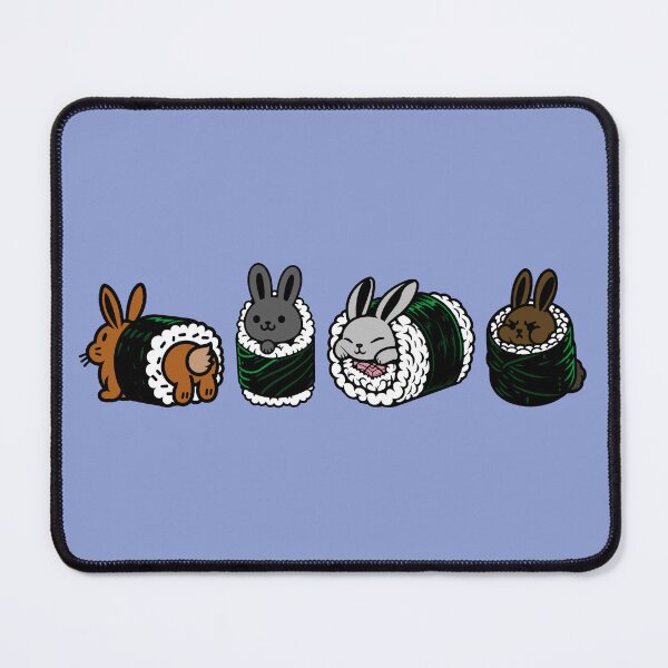 Item preview, Copy of Sushi rabbits, cute kawaii animals  designed and sold by PsychoBunnyShop.