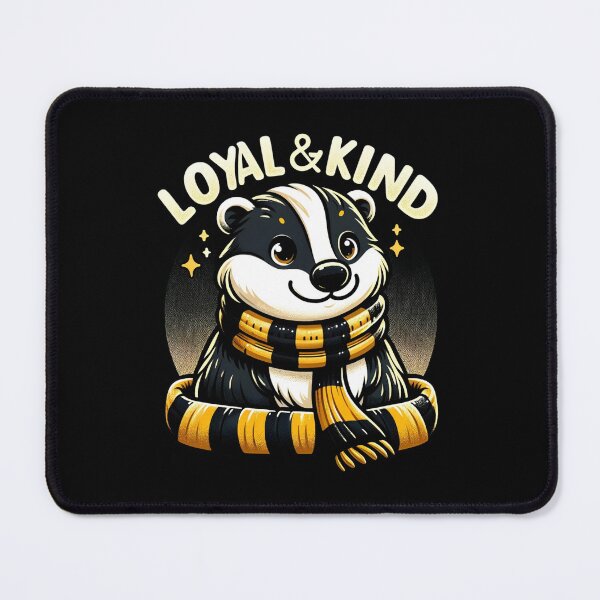 Item preview, Loyal and Kind - Badger with a Scarf - Fantasy designed and sold by Fenay Designs.