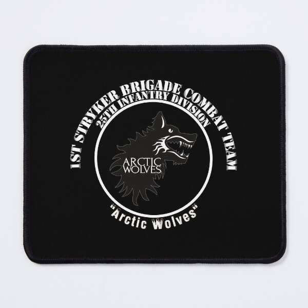 Item preview, Army - 1st Stryker Bde - 25th ID - Arctic Wolves - White designed and sold by Military Insignia Products.