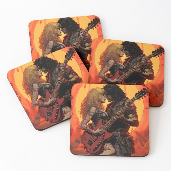 Item preview, Valentines day vintage retro metalhead couple  designed and sold by Anbe_design.