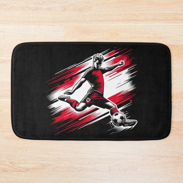 Item preview, Dynamic Austria Soccer Star in Action - Vector Design designed and sold by SerhiiArt.