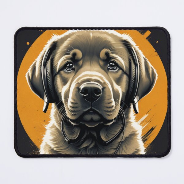 Item preview, "Groovy Labrador: Vibes in Every Beat! ?? ORANGE designed and sold by Lahate.
