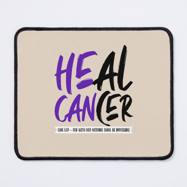 Item preview, HE CAN HEAL CANCER For with God Nothing Shall be Impossible (LUKE 1:37) designed and sold by elizaldesigns.