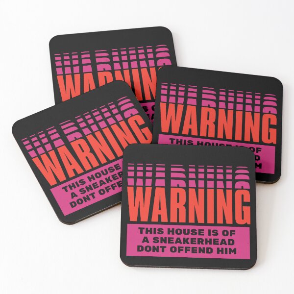 Item preview, A Warning SNIKER poster for a sneakerhead  designed and sold by Vintagevise.