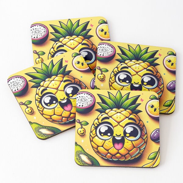 Item preview, Tropical Bliss: The Pineapple Posse's Sunny Smiles" designed and sold by EnricoGimenez.