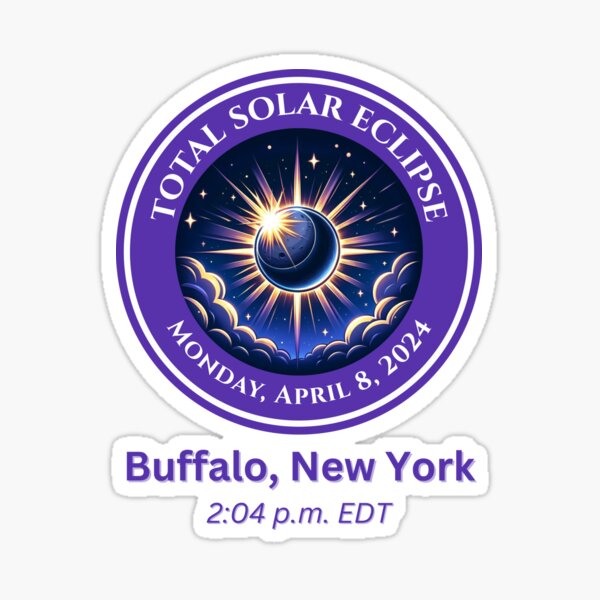 Gear Up for the Total Solar Eclipse 2024! Sticker