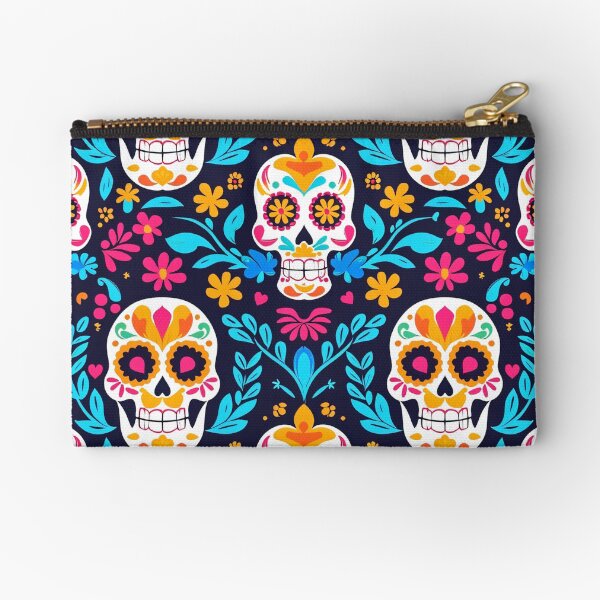 Item preview, Fiesta of Spirits - Festive Skull Pattern designed and sold by Sir Meow Meow.