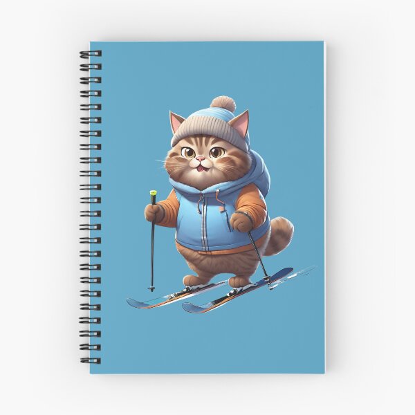 Item preview, Chubby Skier Kitty Cat designed and sold by Keffy.