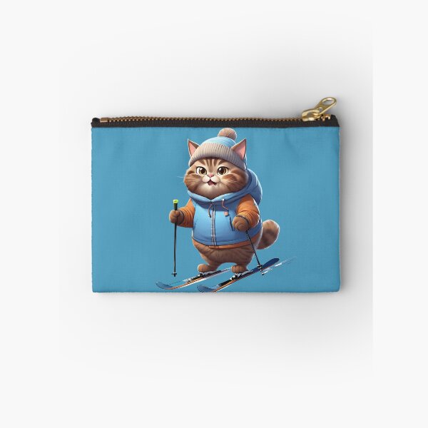 Item preview, Chubby Skier Kitty Cat designed and sold by Keffy.