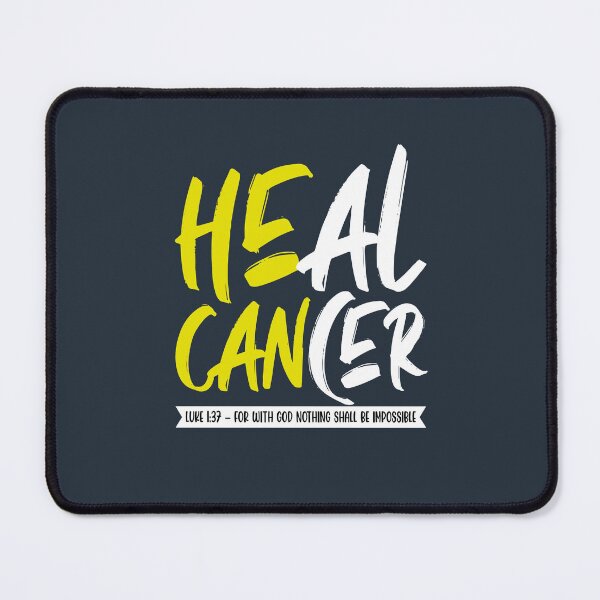 Item preview, HE CAN HEAL CANCER For with God Nothing Shall be Impossible (LUKE 1:37) designed and sold by elizaldesigns.