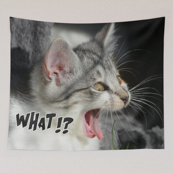 Item preview, Surprised Cat designed and sold by Surreallytee.