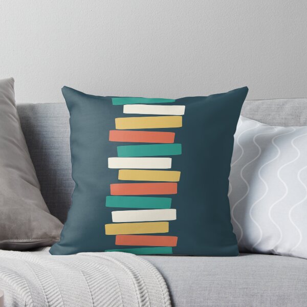 Item preview, Mid Century Modern Atomic Stacked Blocks Charcoal designed and sold by trdstudio.