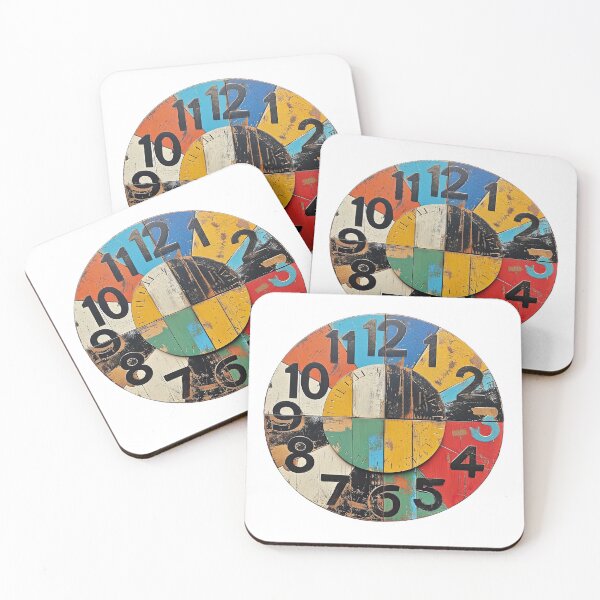Item preview, Abstract Wall Clock 6 designed and sold by Charlies-Artbox.