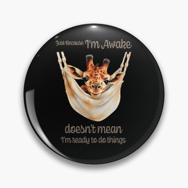 Item preview, Just Because I'm Awake Funny Animals  designed and sold by PavoPlumaA.