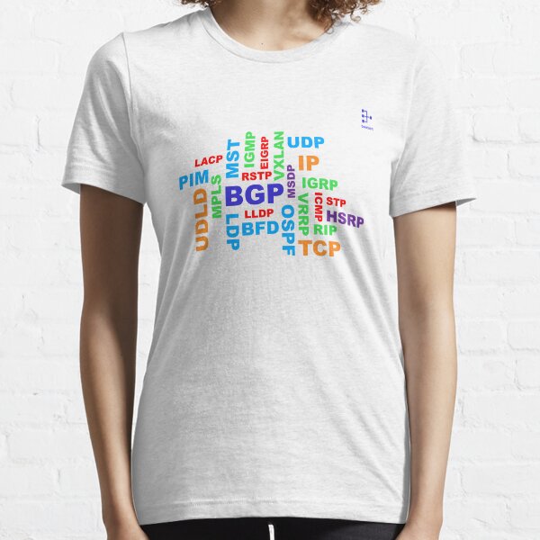 Item preview, Network Protocol Collage - Multicolored designed and sold by geekshirt-io.