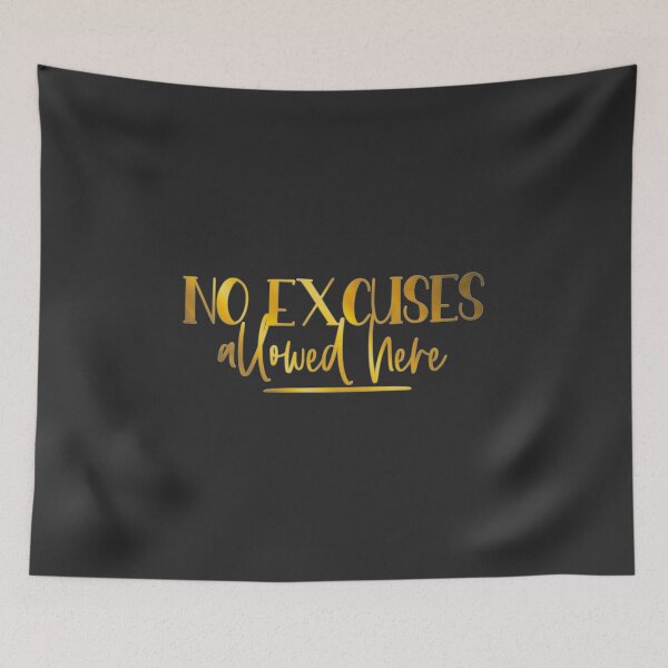 Item preview, No Excuses Allowed Here designed and sold by franktact.