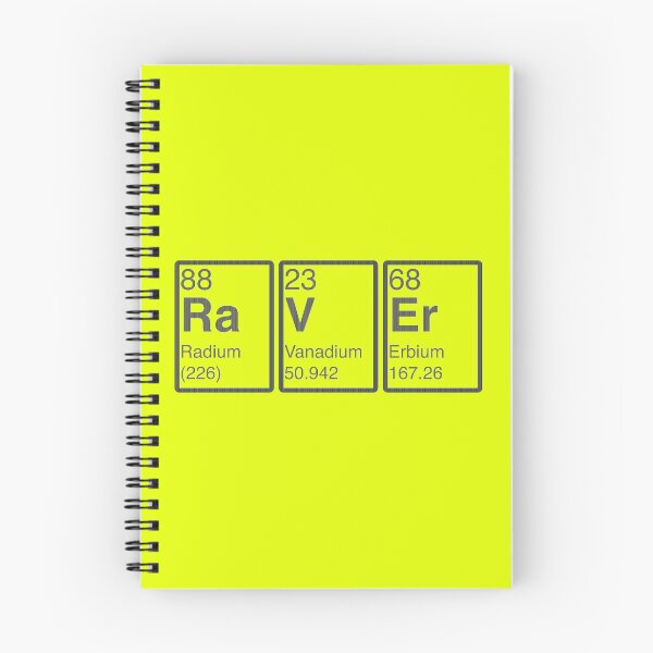Item preview, Periodic table of elements: Raver  designed and sold by molecularstitch.