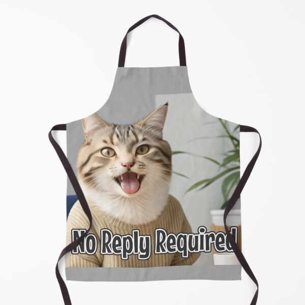 Item preview, AI-Generated Cat 02 "No reply required" designed and sold by Cliff-Qi.