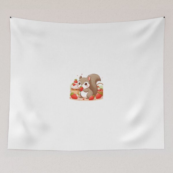 Item preview, Squirrel eating strawberry designed and sold by Kenji11.