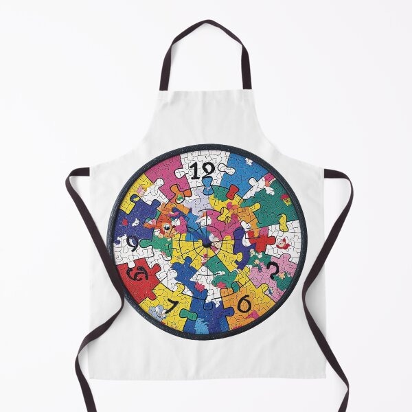 Item preview, Abstract Jigsaw Puzzle Wall Clock 8 designed and sold by 3 CITIES.