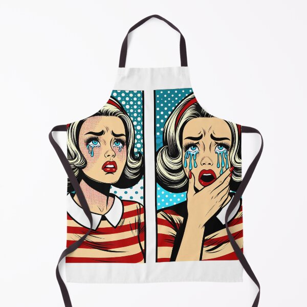 Item preview, Pop art woman crying designed and sold by IsaMarina.