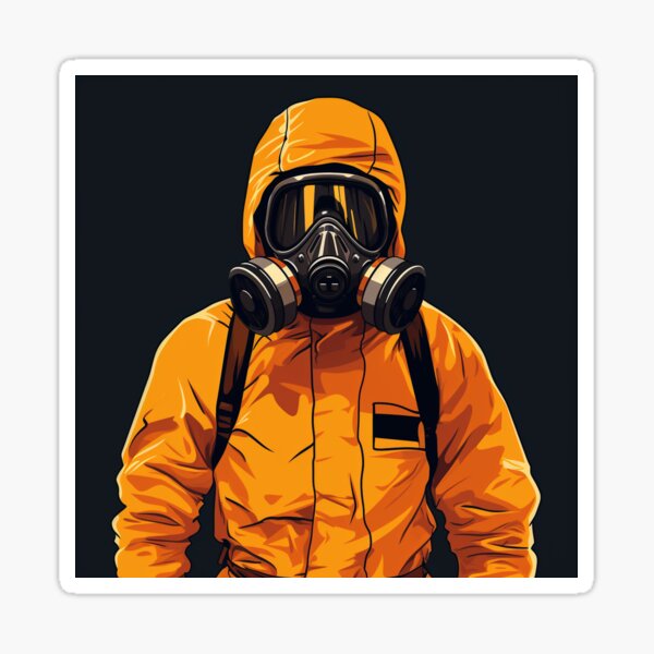 Artikel-Vorschau von Hazmat Suit Guy Retro klassische Kunst, designt und verkauft von redstar19.