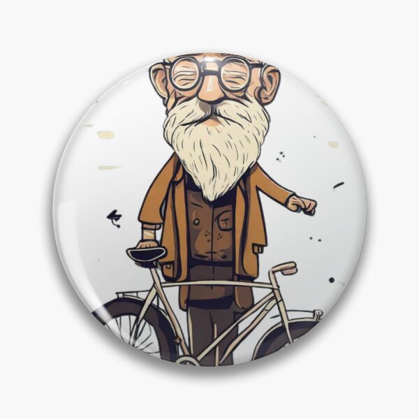 Item preview, Funny Sarcastic design: Never underestimate an old man with a bike designed and sold by Przemy.
