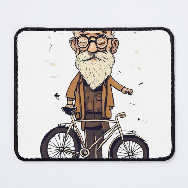 Item preview, Funny Sarcastic design: Never underestimate an old man with a bike designed and sold by Przemy.