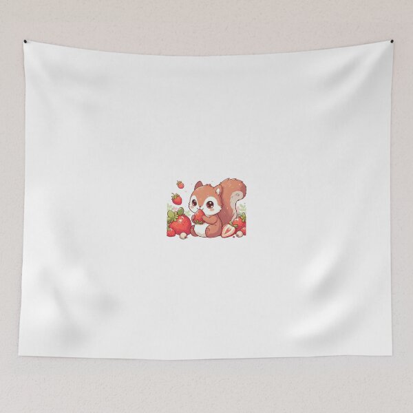 Item preview, Squirrel eating strawberry designed and sold by Kenji11.