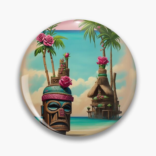 Item preview, Rose Tiki on the beach designed and sold by KaMP168.