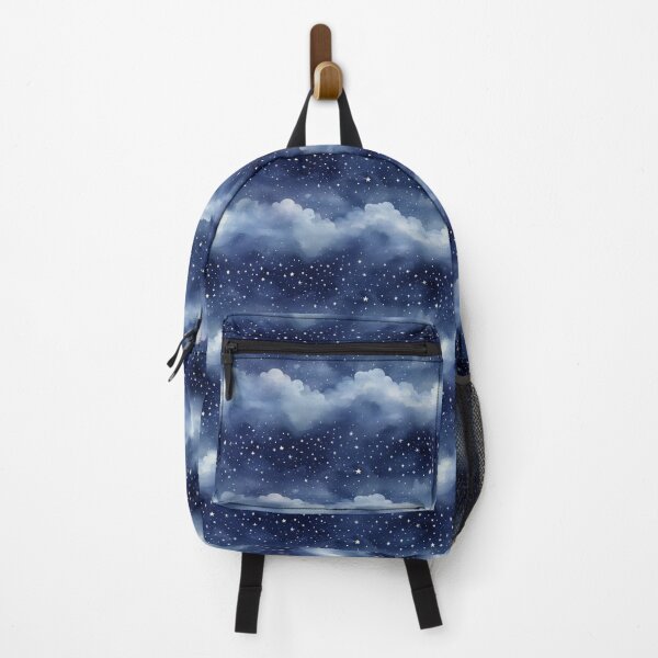 Item preview, Watercolour Cloudy Starry Night Sky designed and sold by HeyImFlooky.